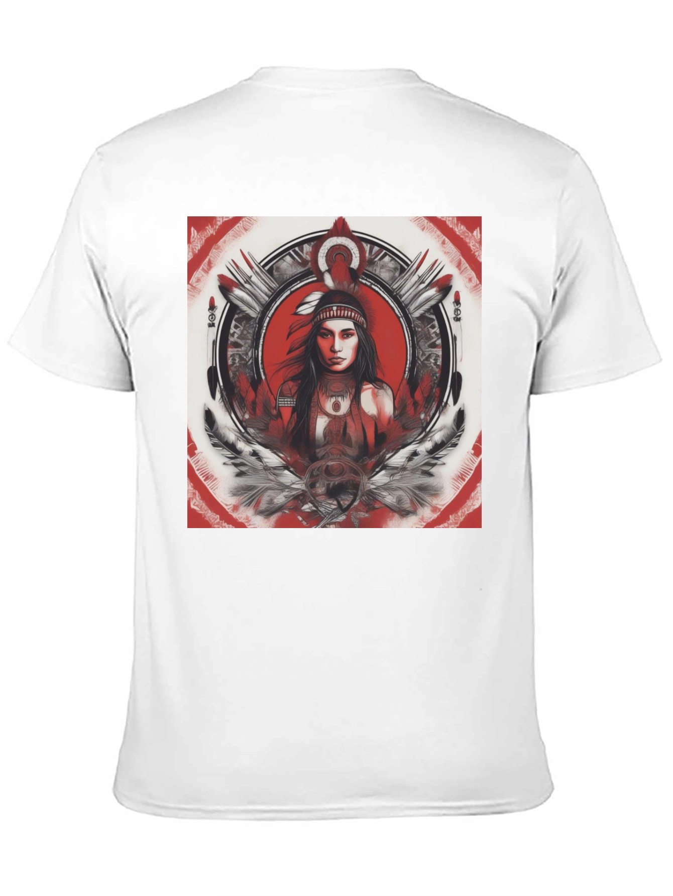 Native American Woman Graphic T-Shirt