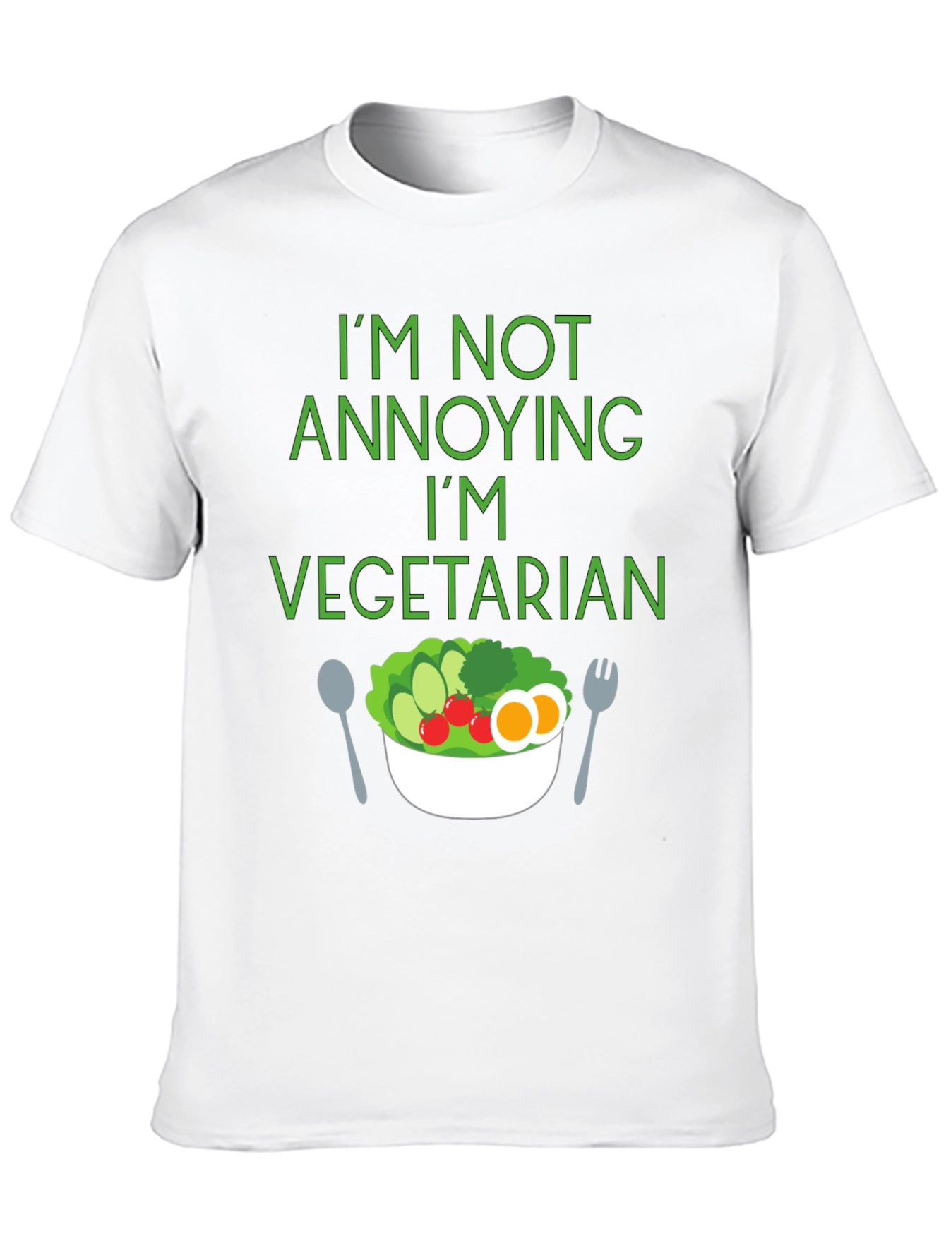 Vegetarian Statement T-Shirt: Not Annoying