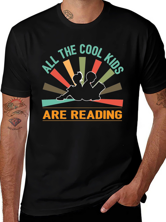 Cool Kids Reading Graphic T-Shirt