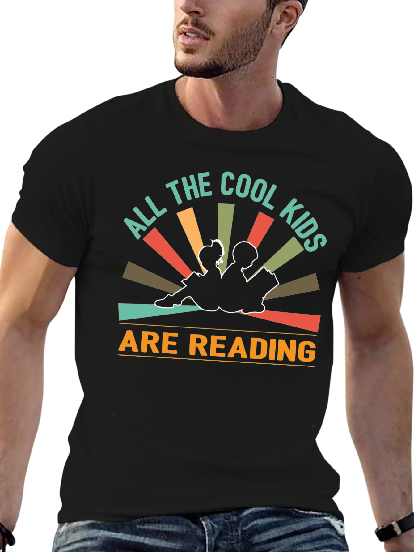 Cool Kids Reading Graphic T-Shirt