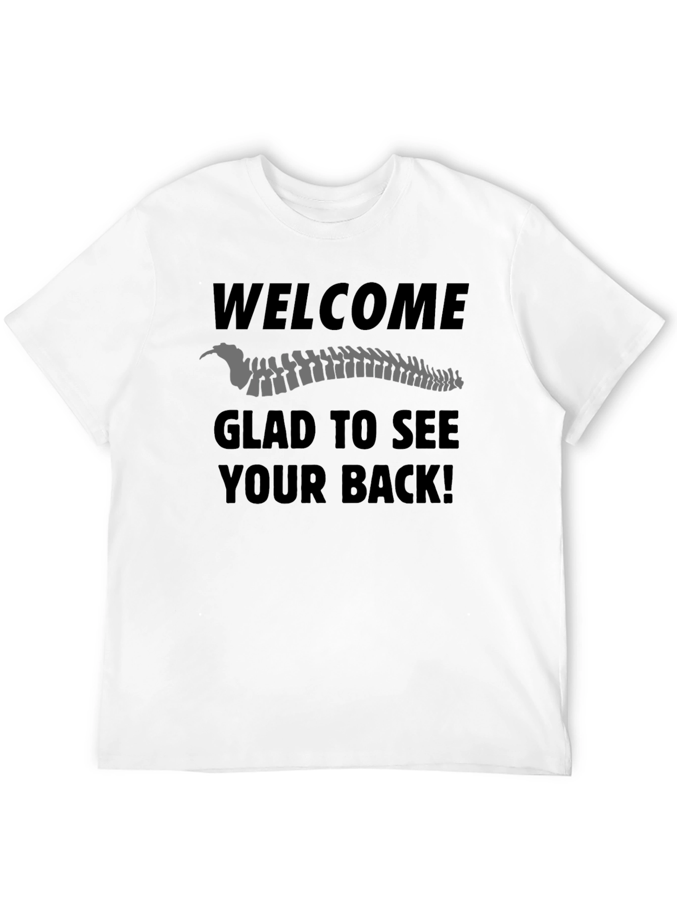 Welcome Spine T-Shirt - Funny Chiropractic Tee
