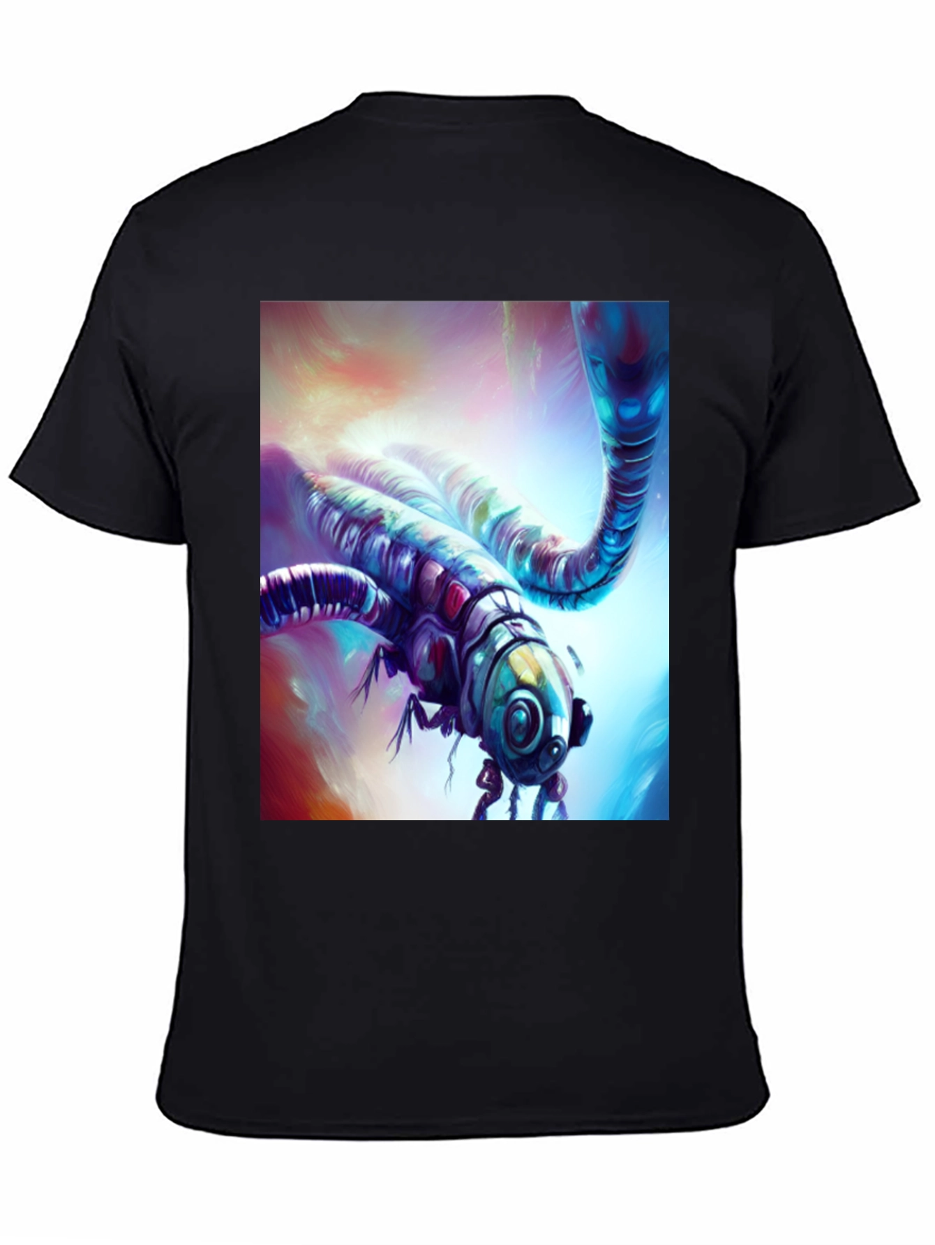 Abstract Insect Graphic Tee - Unique Art Shirt