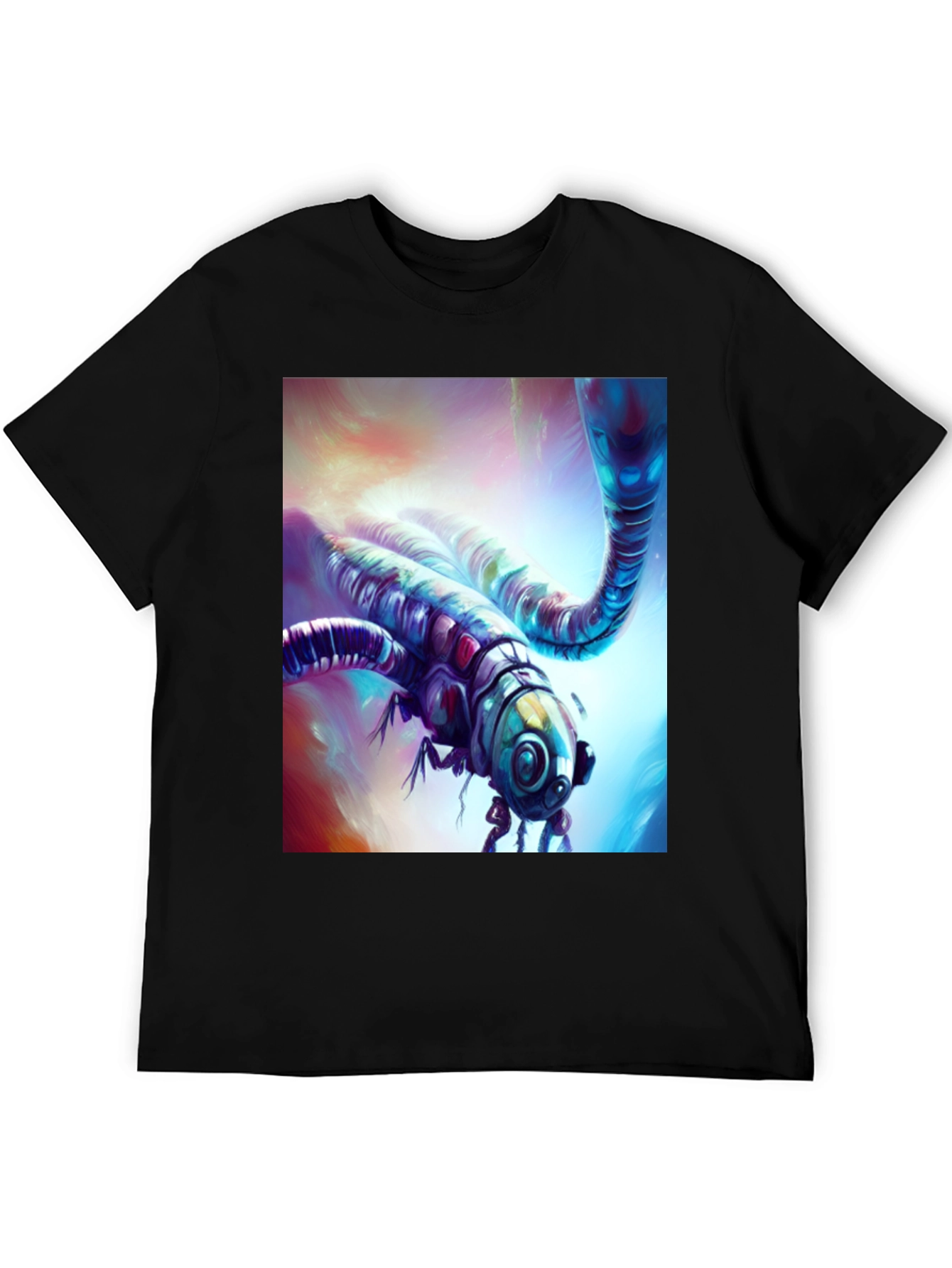 Abstract Insect Graphic Tee - Unique Art Shirt