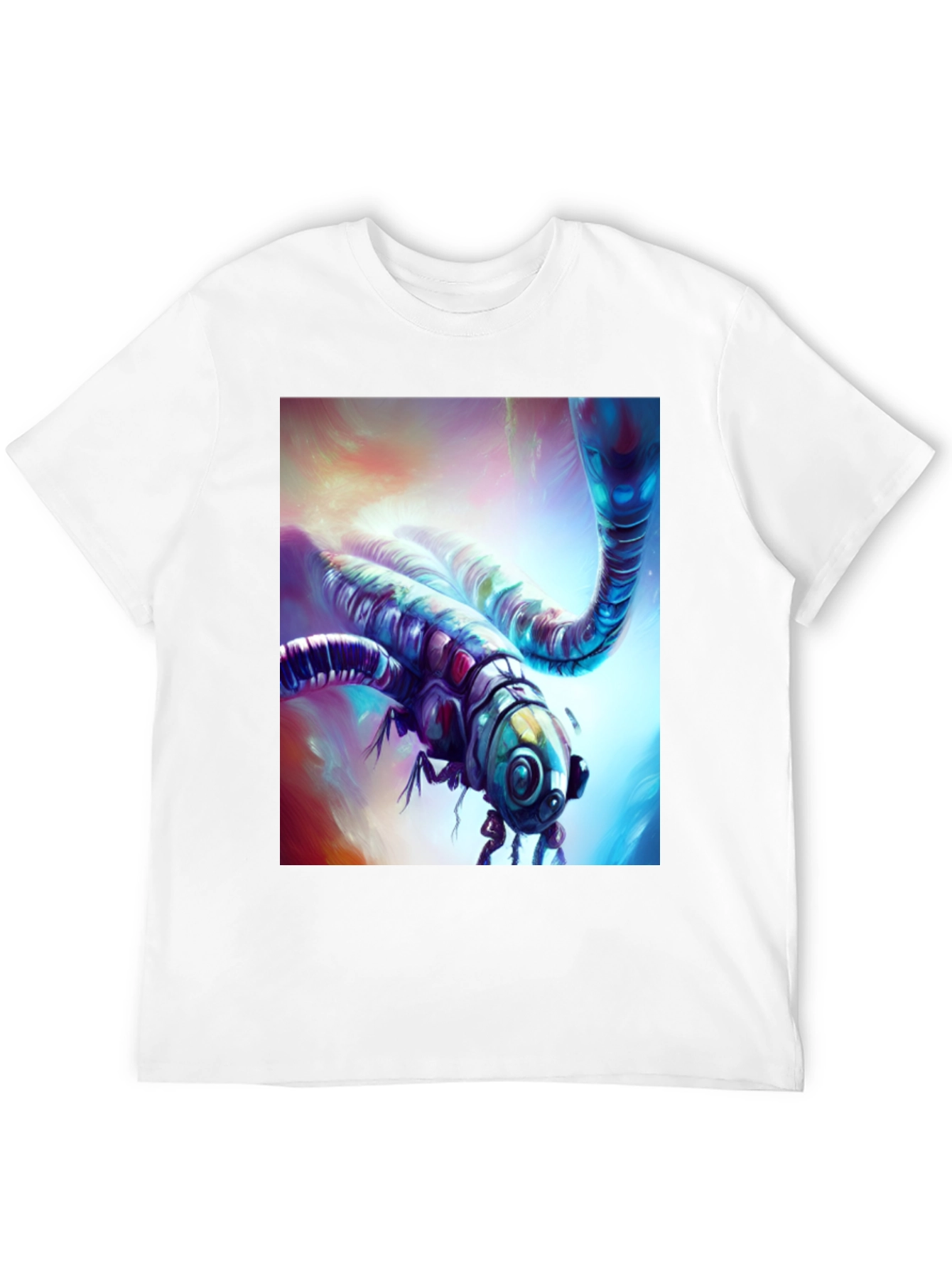 Abstract Insect Graphic Tee - Unique Art Shirt