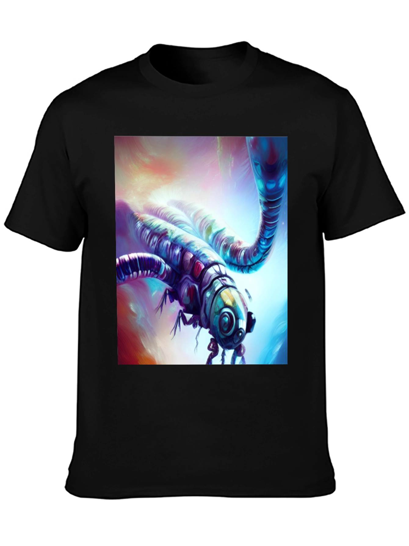Abstract Insect Graphic Tee - Unique Art Shirt