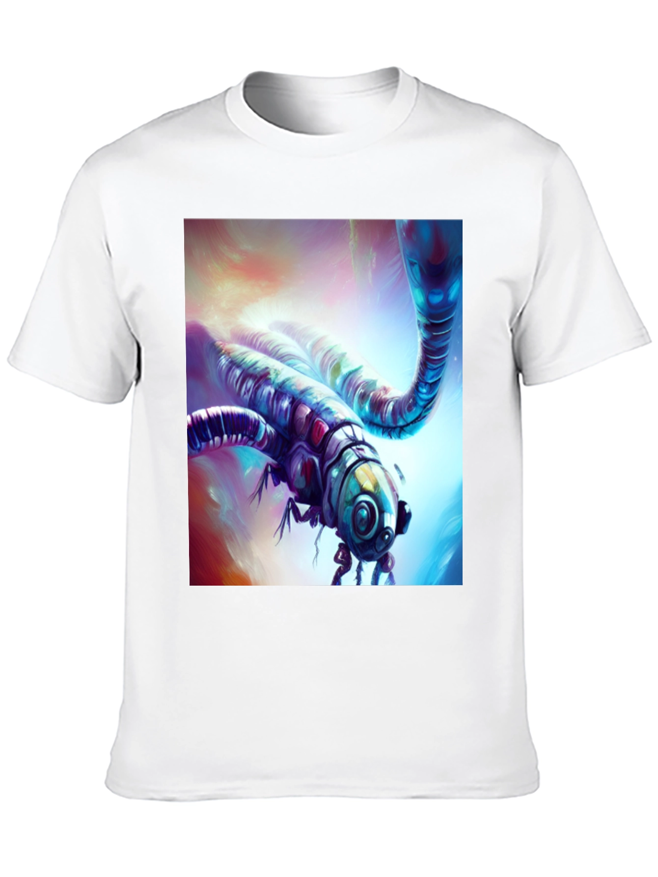 Abstract Insect Graphic Tee - Unique Art Shirt