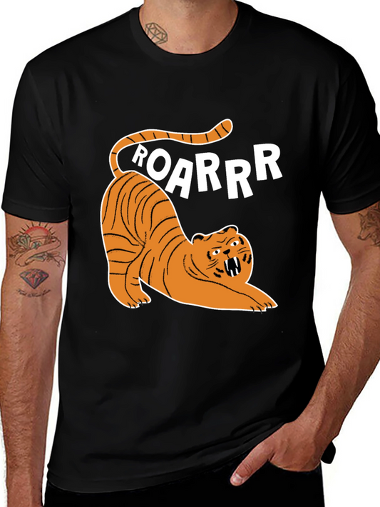 Roaring Tiger Graphic Tee - Fun & Stylish