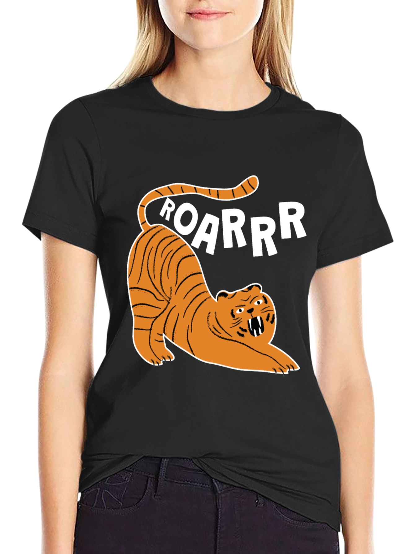 Roaring Tiger Graphic Tee - Fun & Stylish