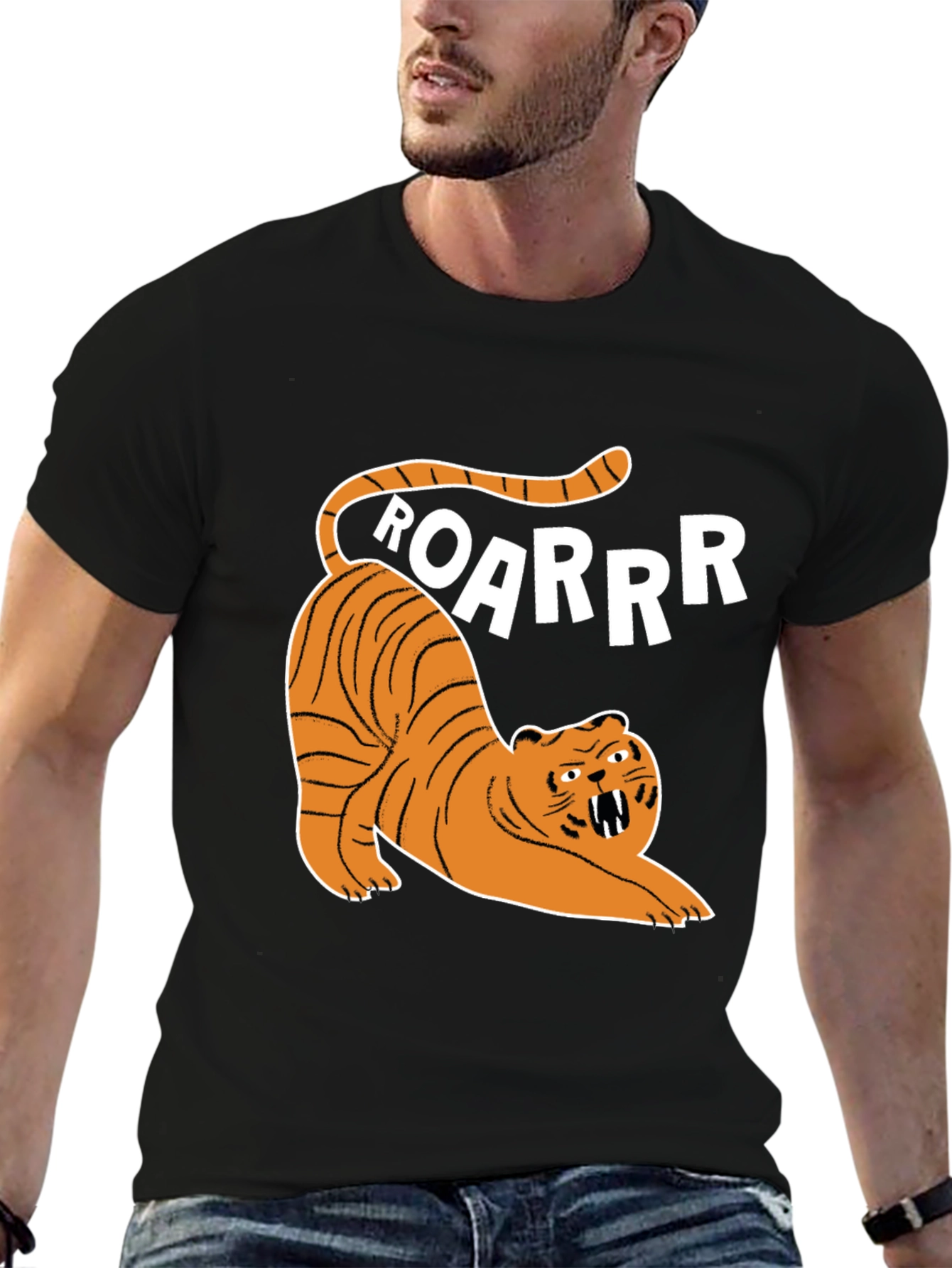 Roaring Tiger Graphic Tee - Fun & Stylish