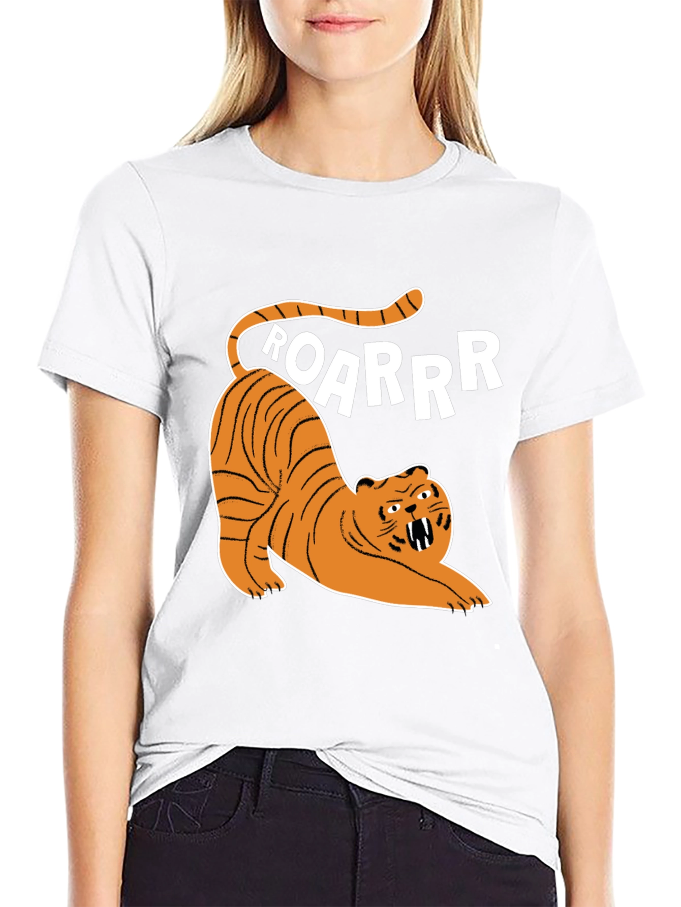 Roaring Tiger Graphic Tee - Fun & Stylish