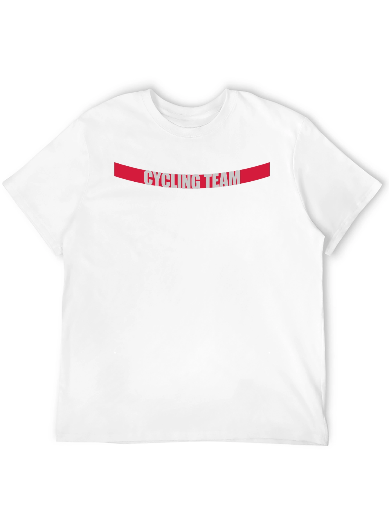 Cycling Team Graphic Tee - Sporty Mens T-Shirt
