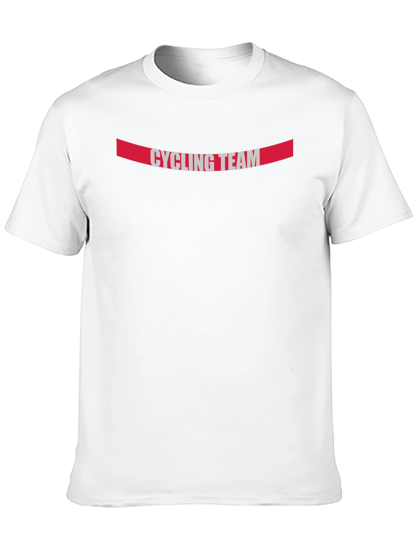Cycling Team Graphic Tee - Sporty Mens T-Shirt