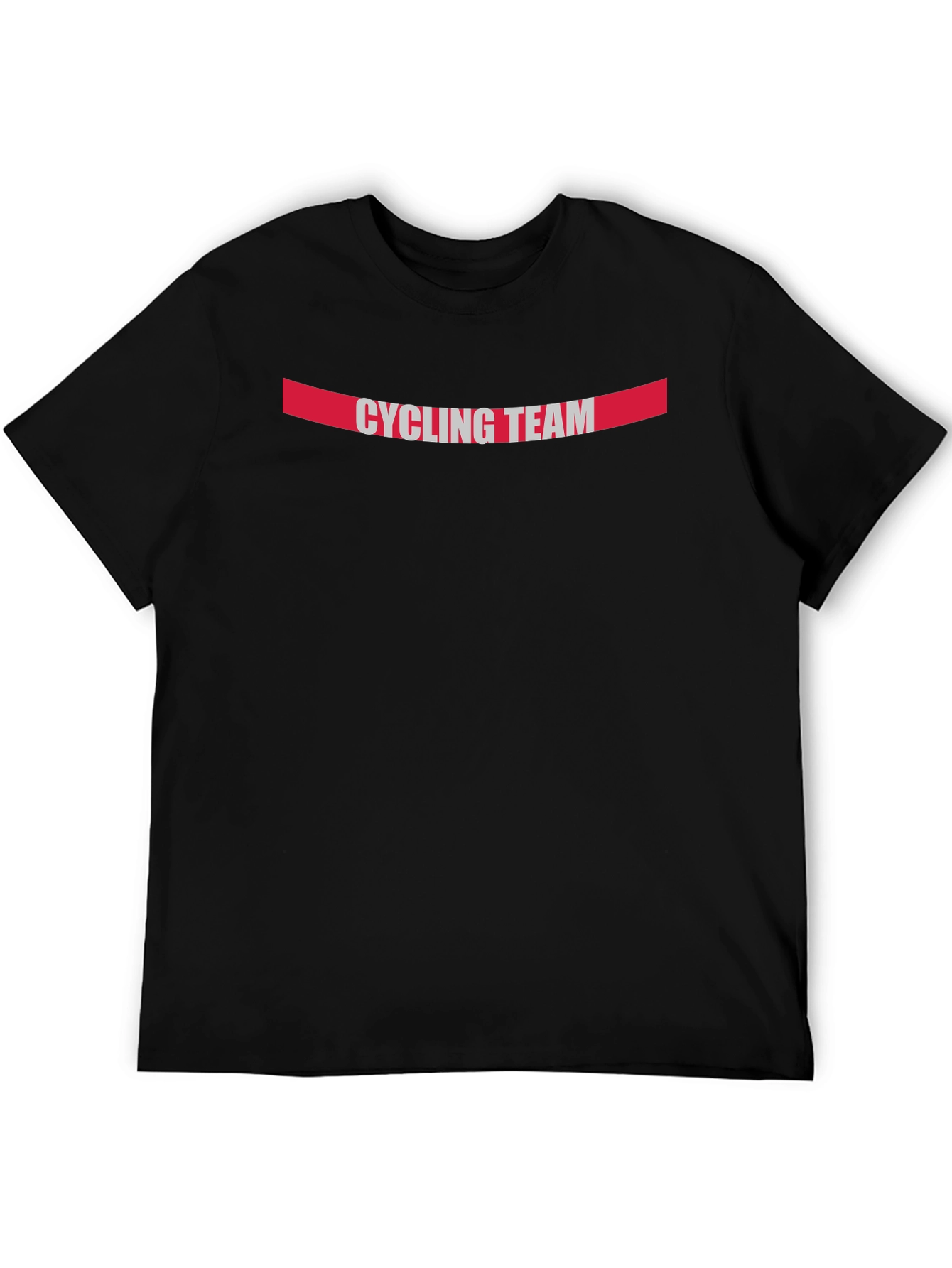 Cycling Team Graphic Tee - Sporty Mens T-Shirt