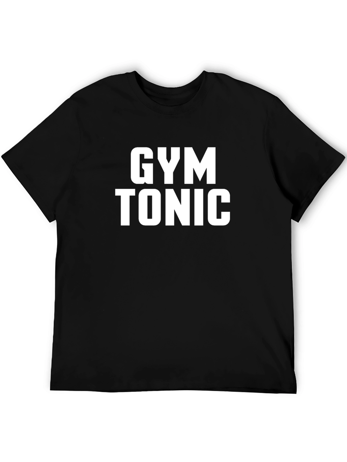 Gym Tonic Black Graphic T-Shirt