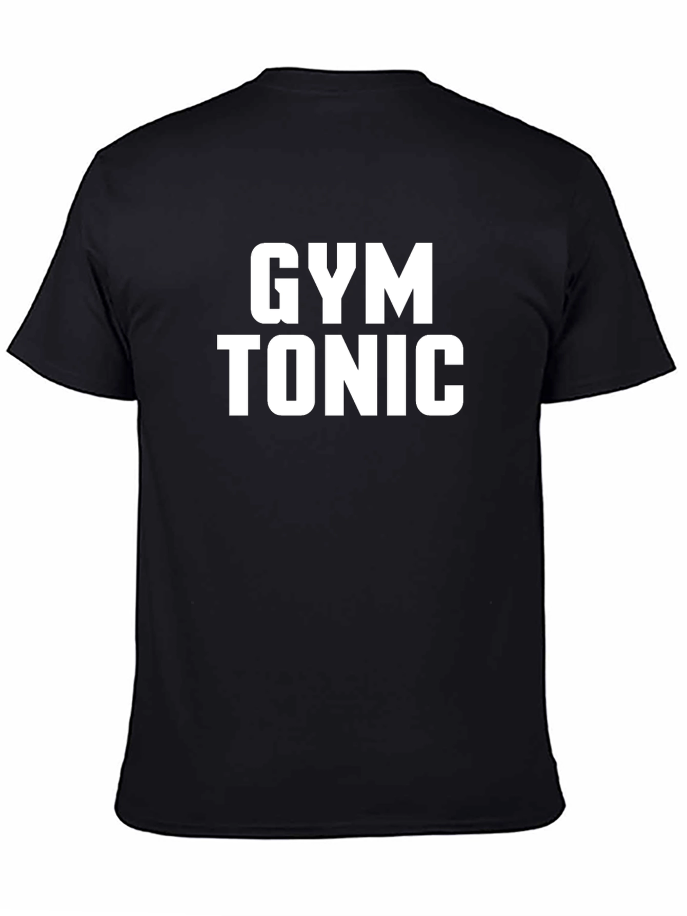 Gym Tonic Black Graphic T-Shirt