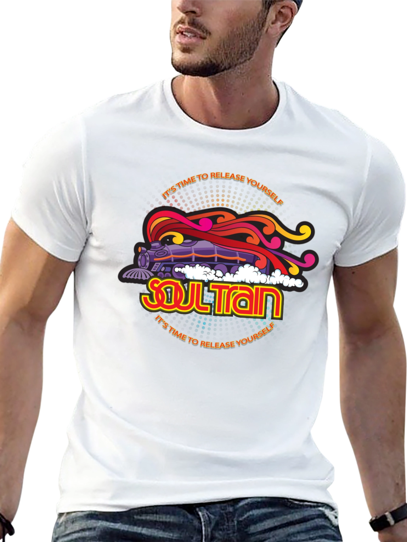 Soul Train Graphic Tee - Retro Style