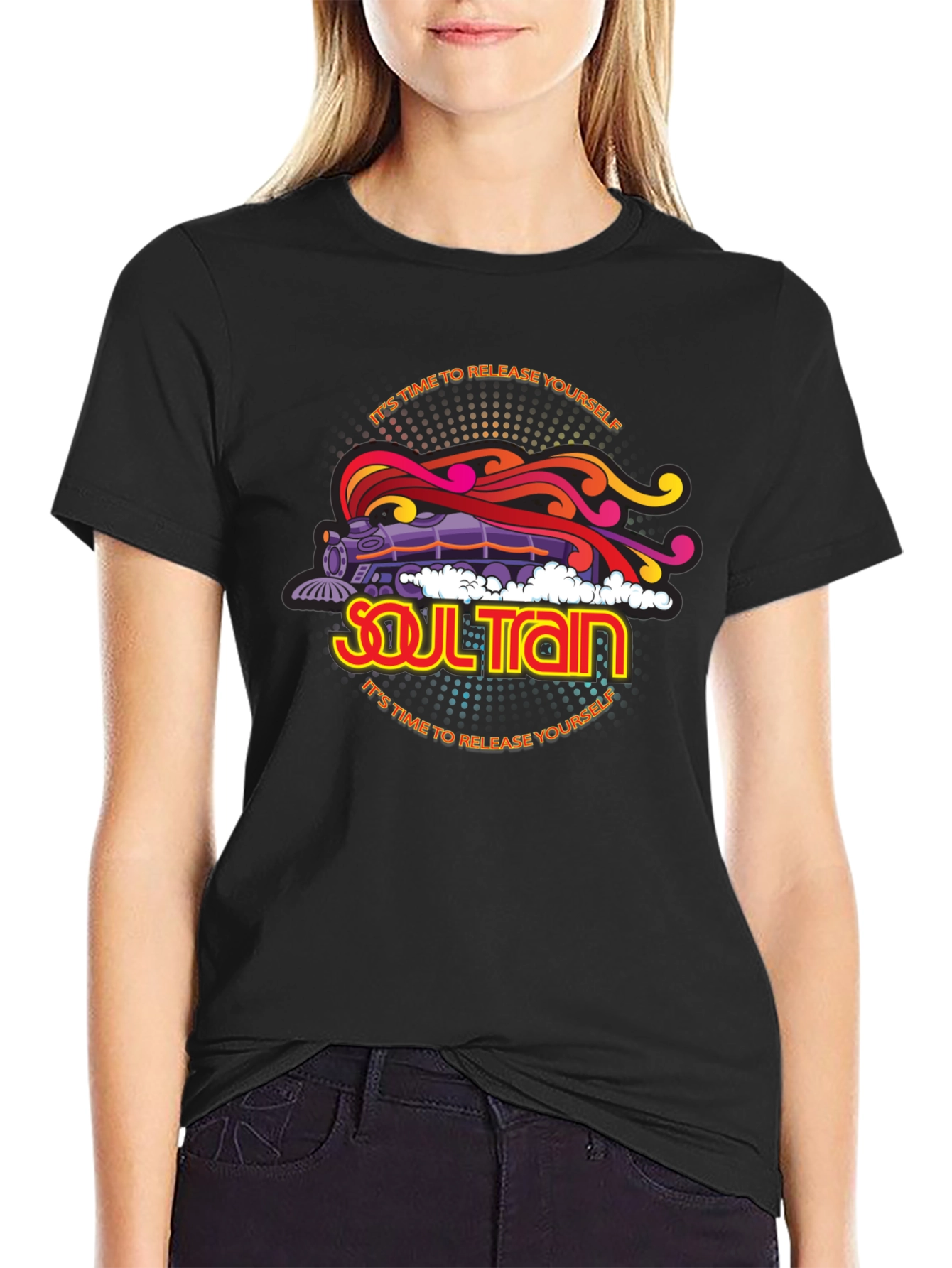 Soul Train Graphic Tee - Retro Style