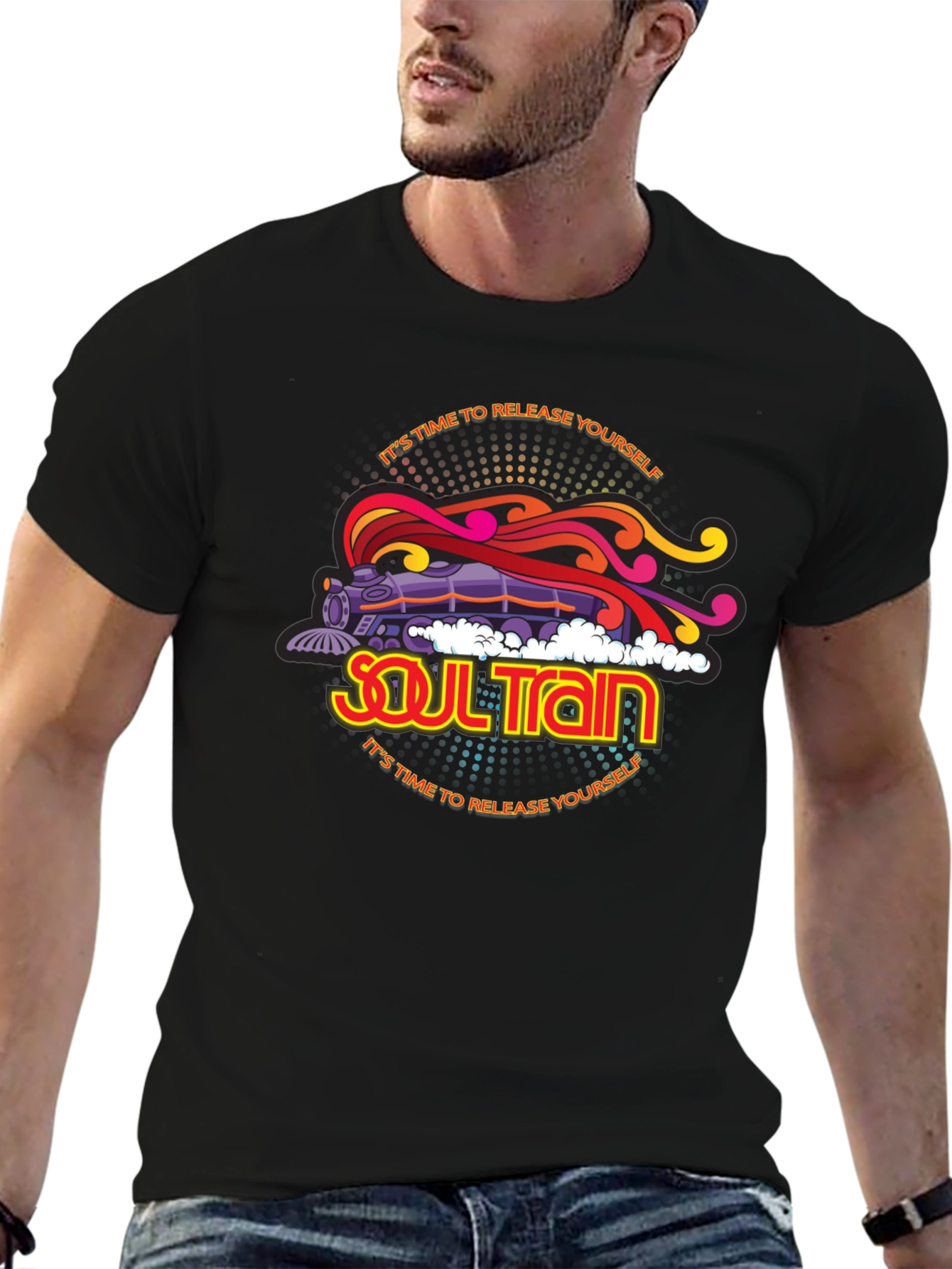 Soul Train Graphic Tee - Retro Style
