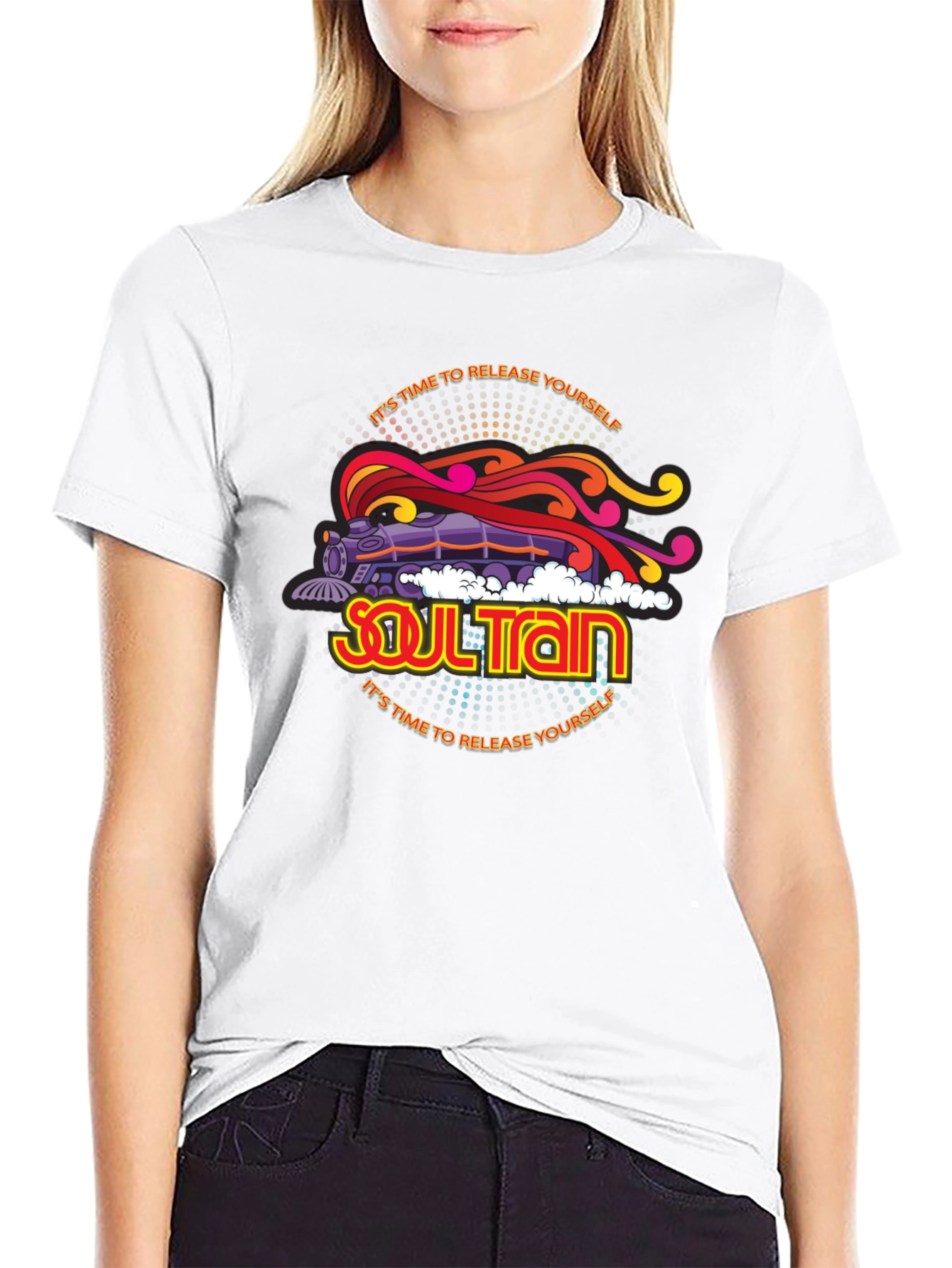 Soul Train Graphic Tee - Retro Style