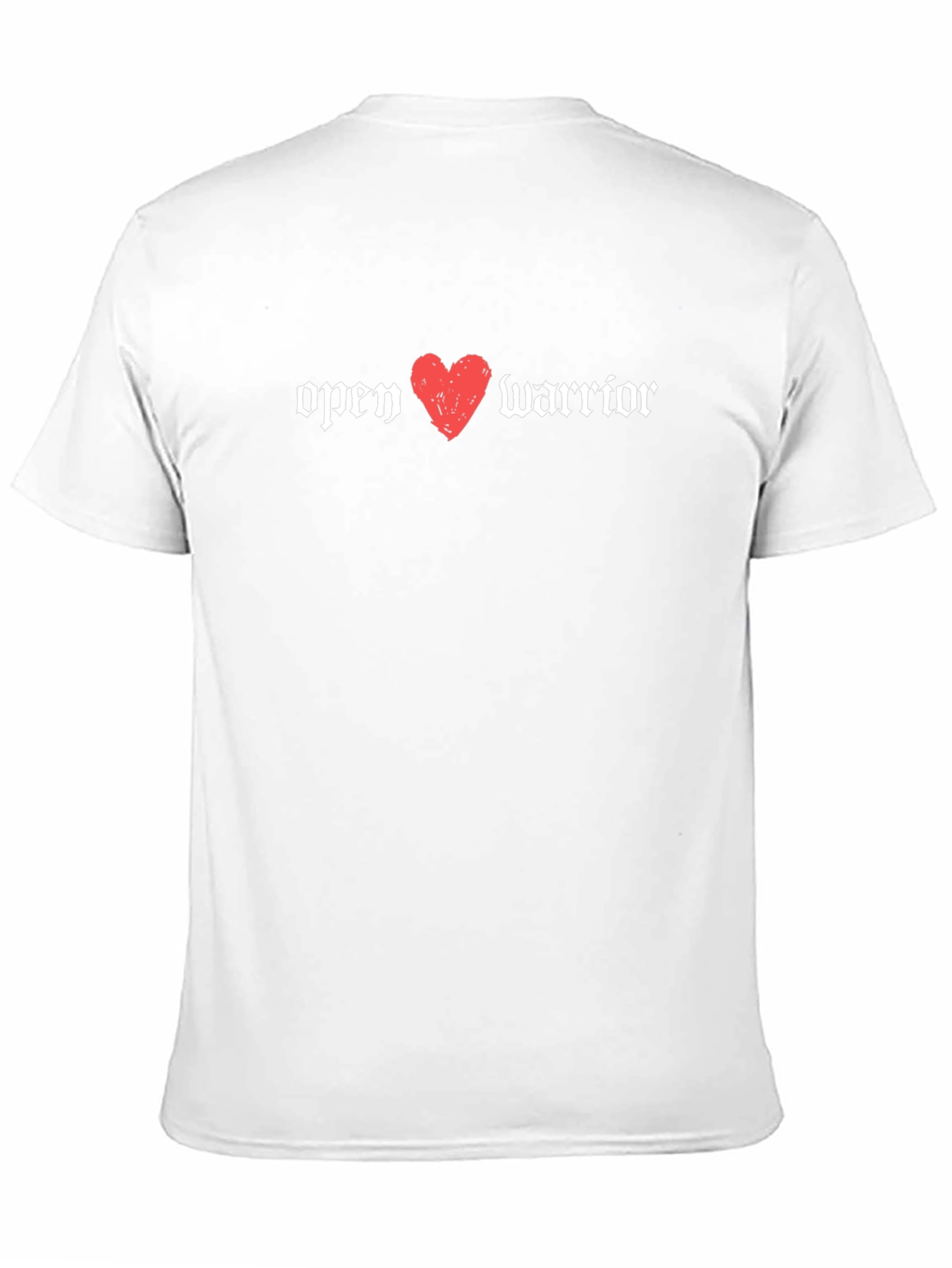 Open Heart Warrior T-Shirt - Black Graphic Tee