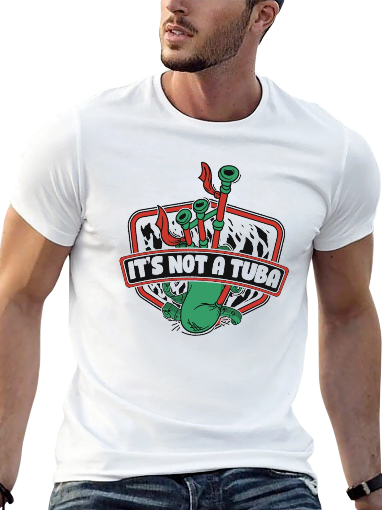 Bagpipes T-Shirt Black Graphic Tee