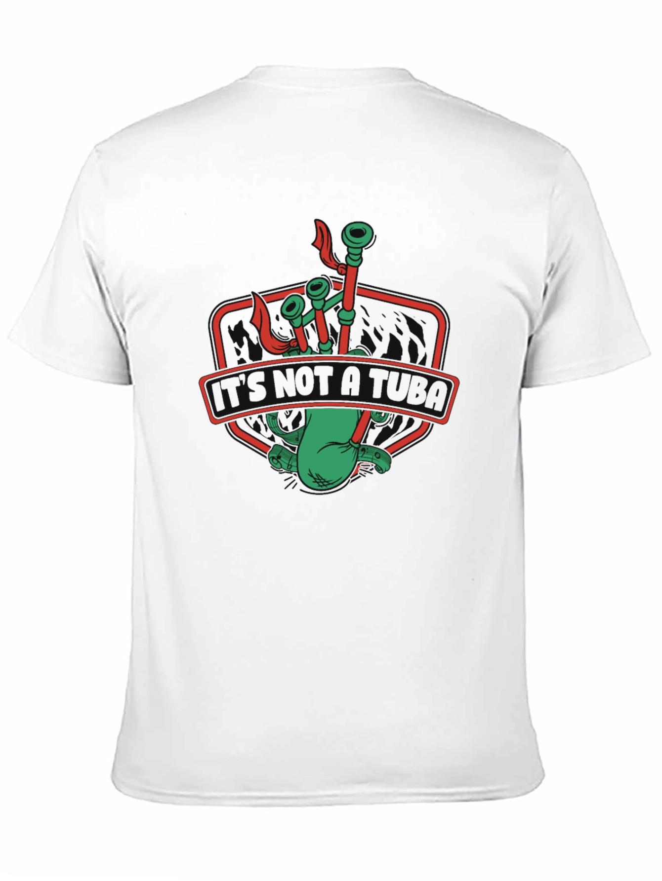 Bagpipes T-Shirt Black Graphic Tee