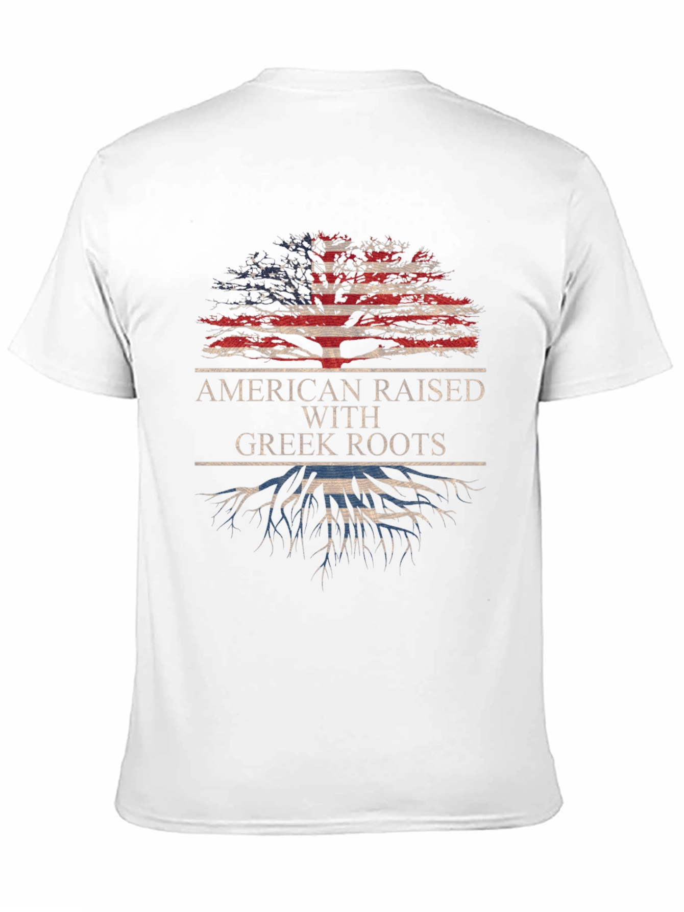 American Raised with Greek Roots Tee