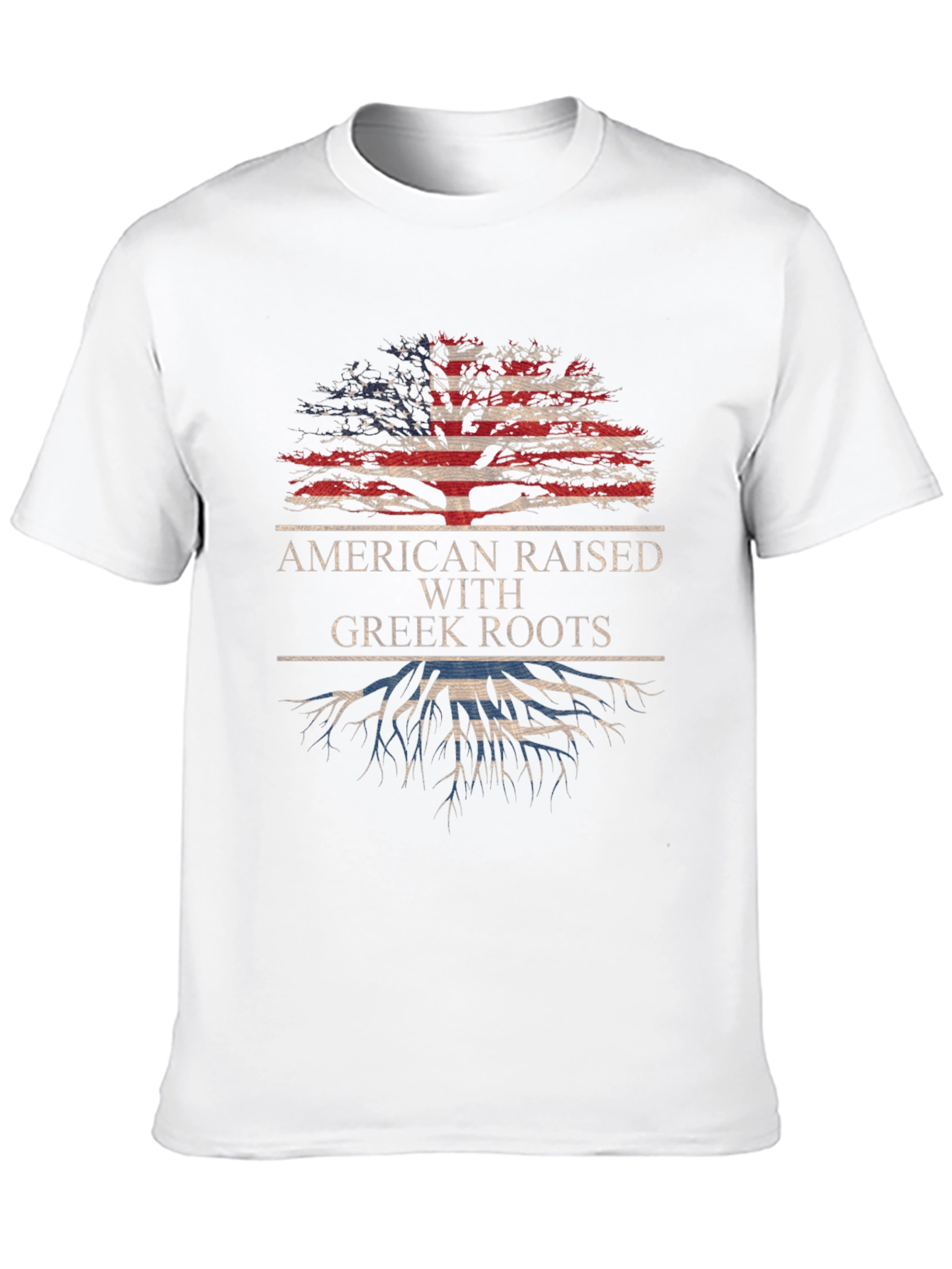 American Raised with Greek Roots Tee