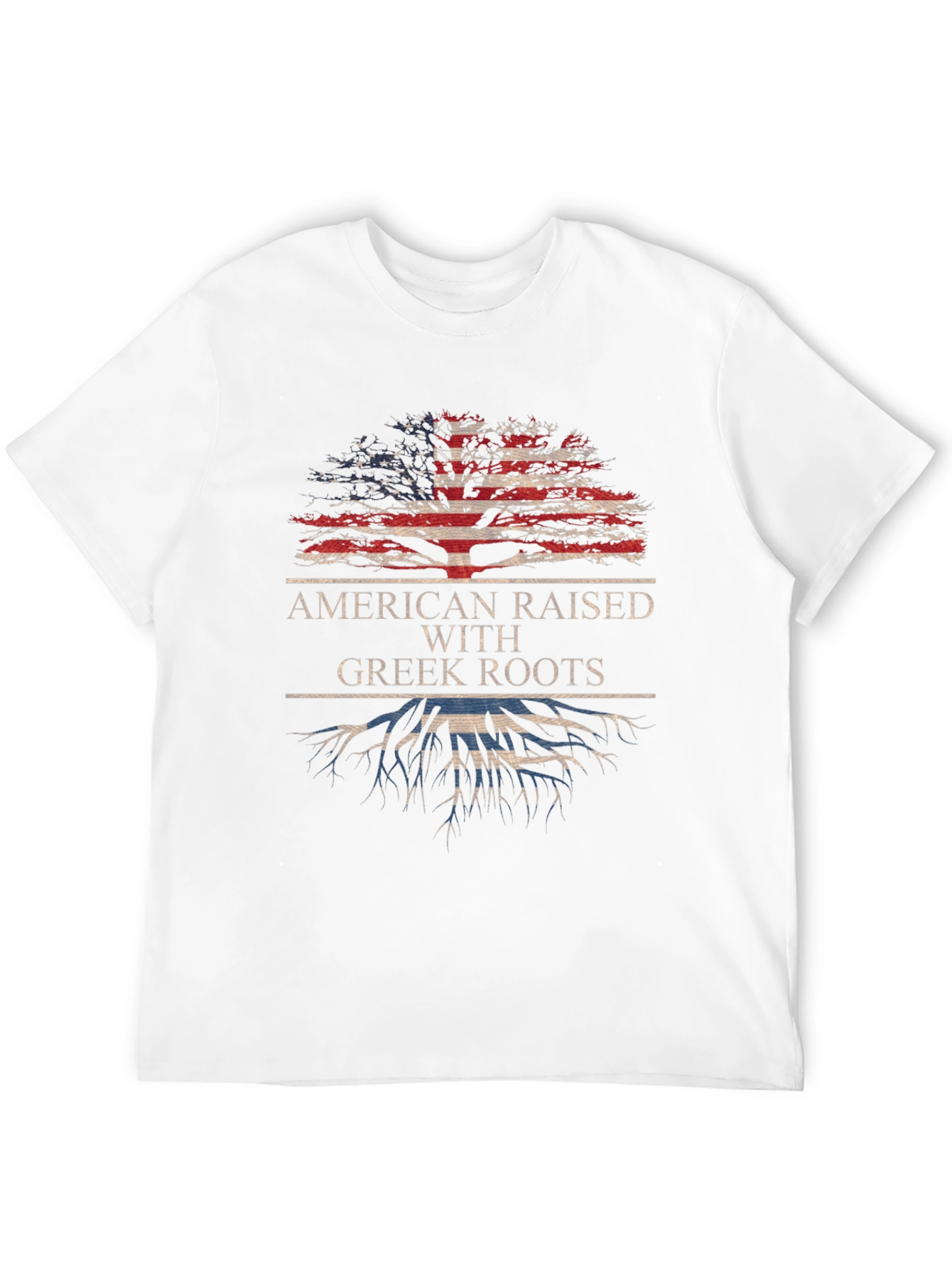 American Raised with Greek Roots Tee