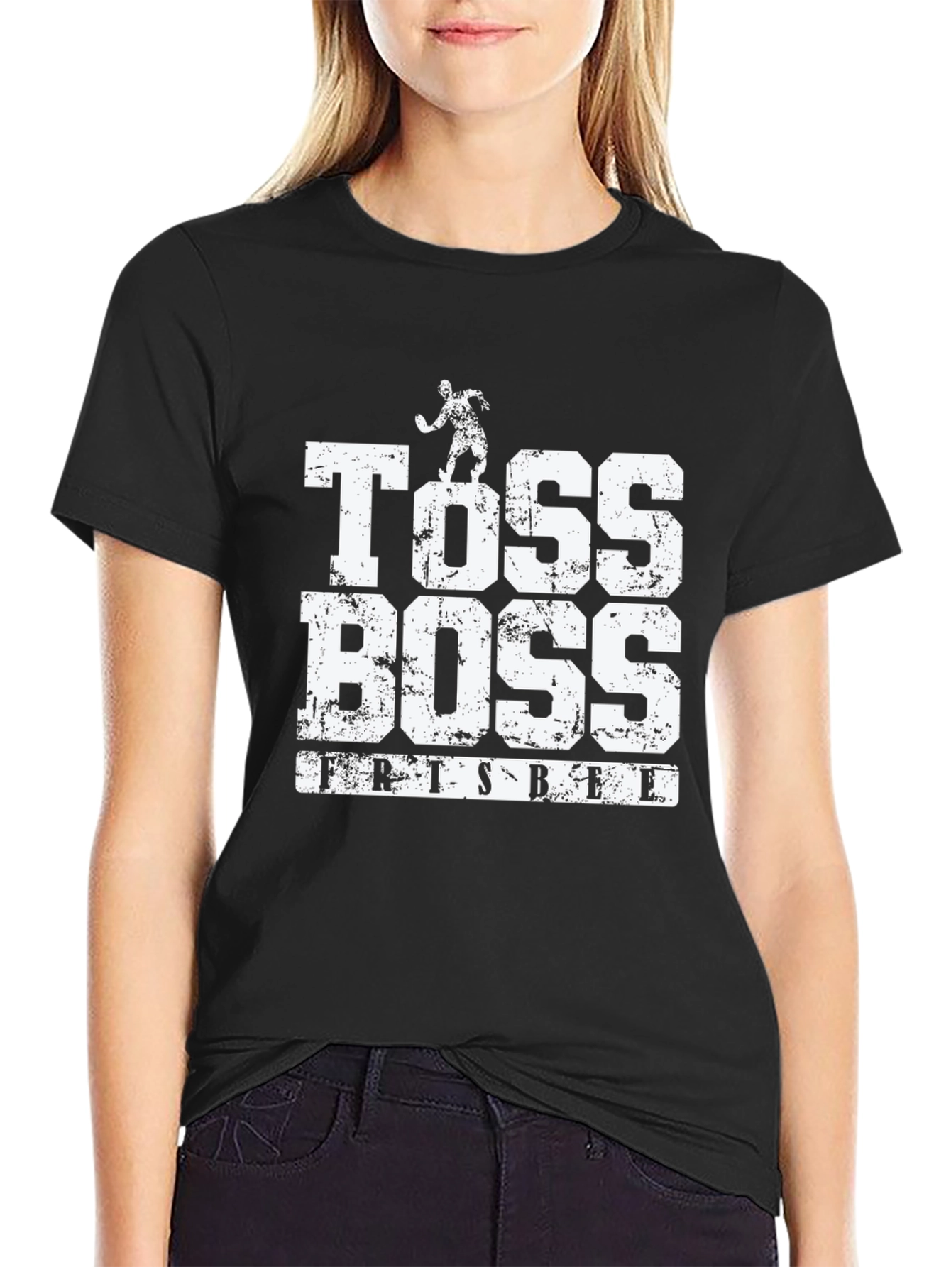 Toss Boss Frisbee Graphic T-Shirt