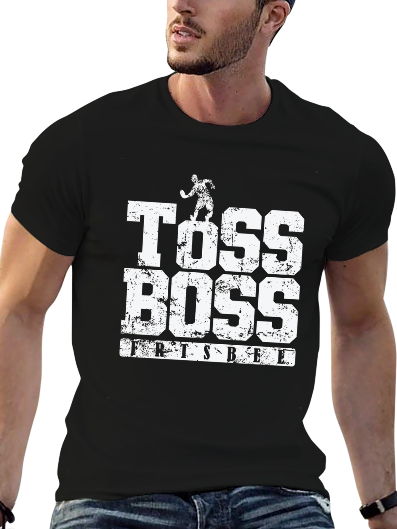 Toss Boss Frisbee Graphic T-Shirt
