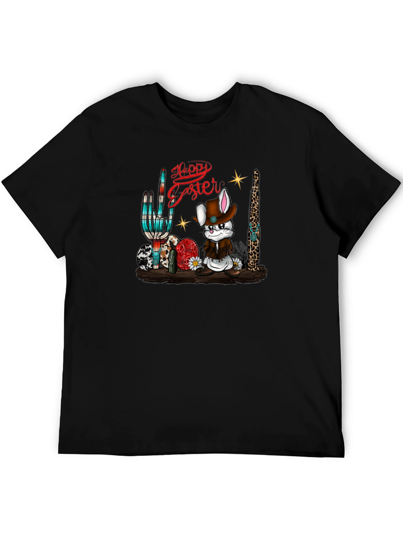 Happy Easter Cowboy Bunny T-Shirt