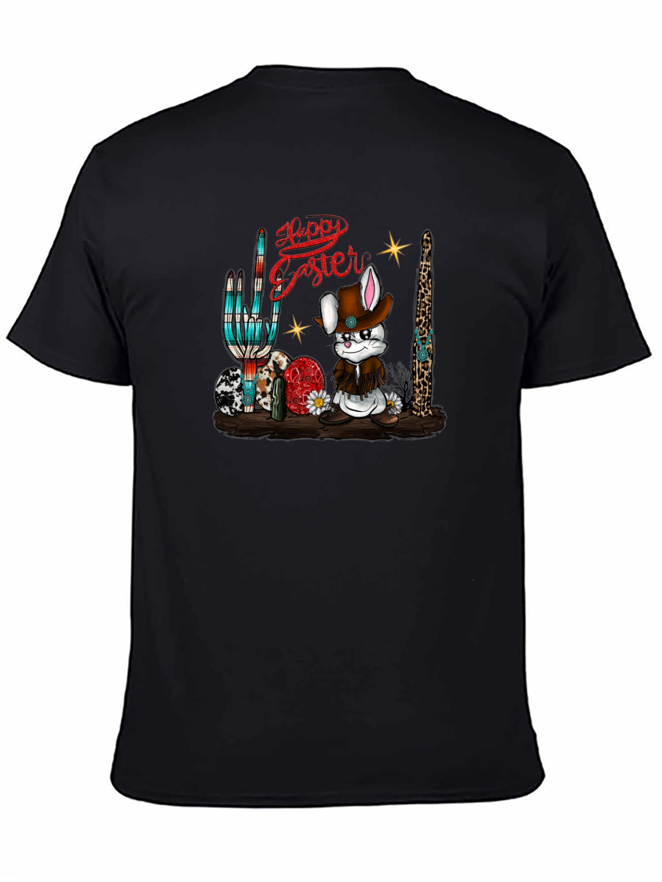 Happy Easter Cowboy Bunny T-Shirt