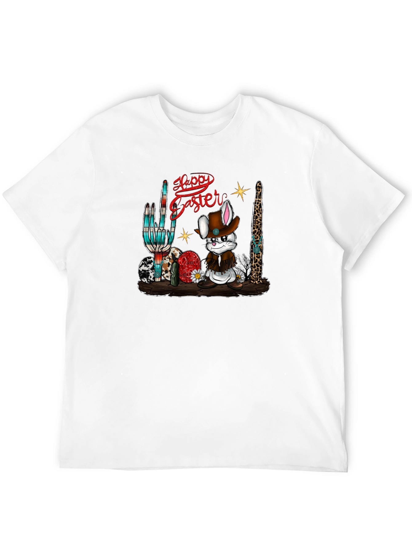 Happy Easter Cowboy Bunny T-Shirt