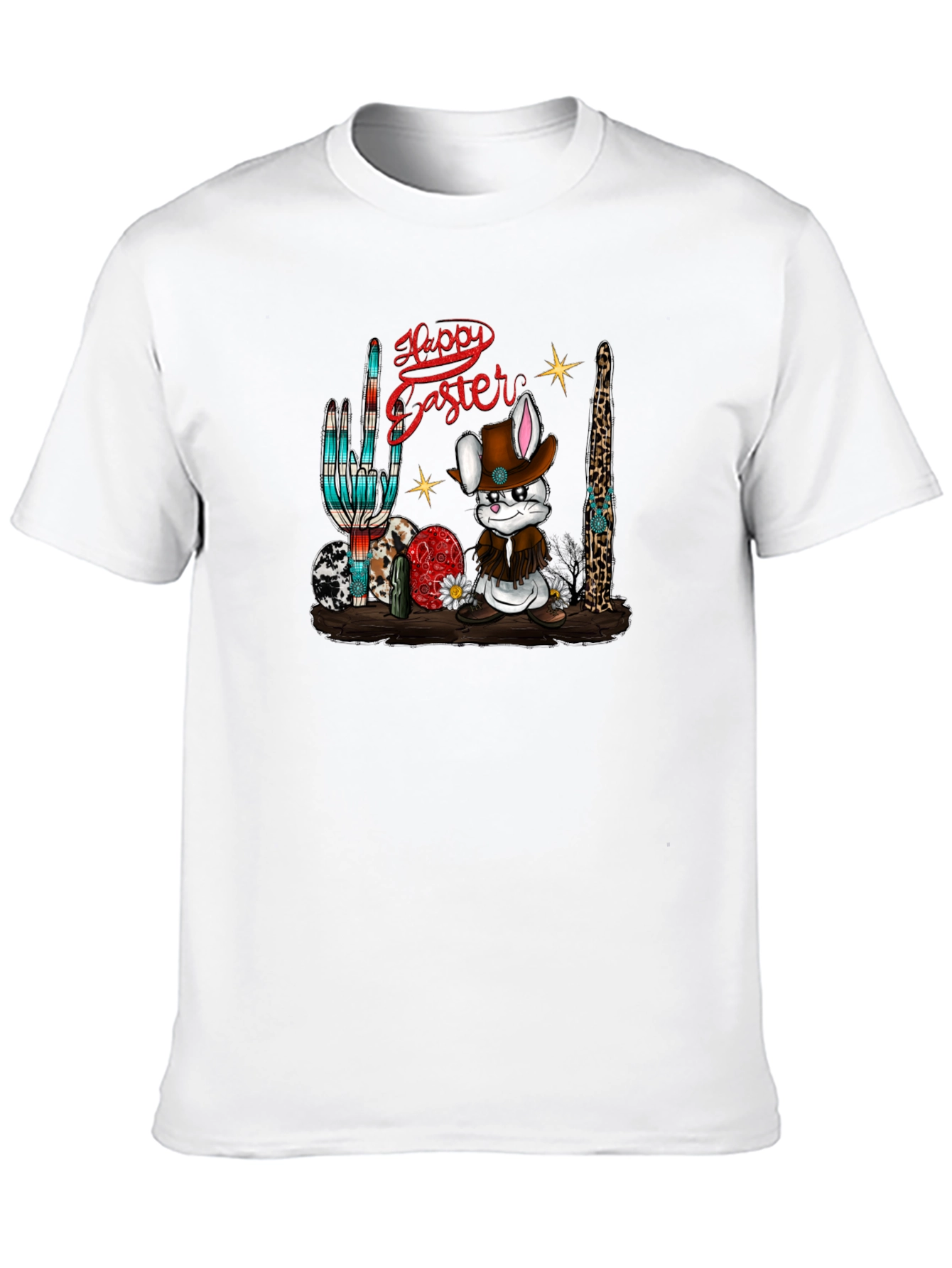 Happy Easter Cowboy Bunny T-Shirt