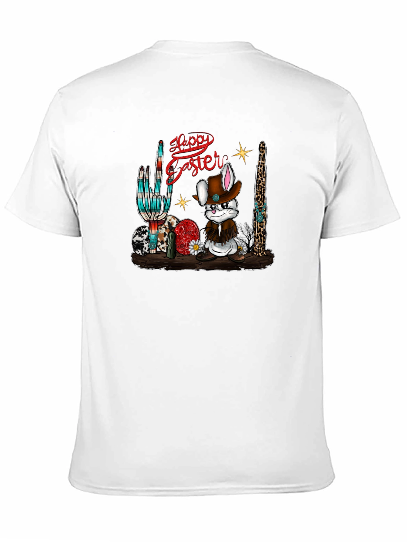 Happy Easter Cowboy Bunny T-Shirt