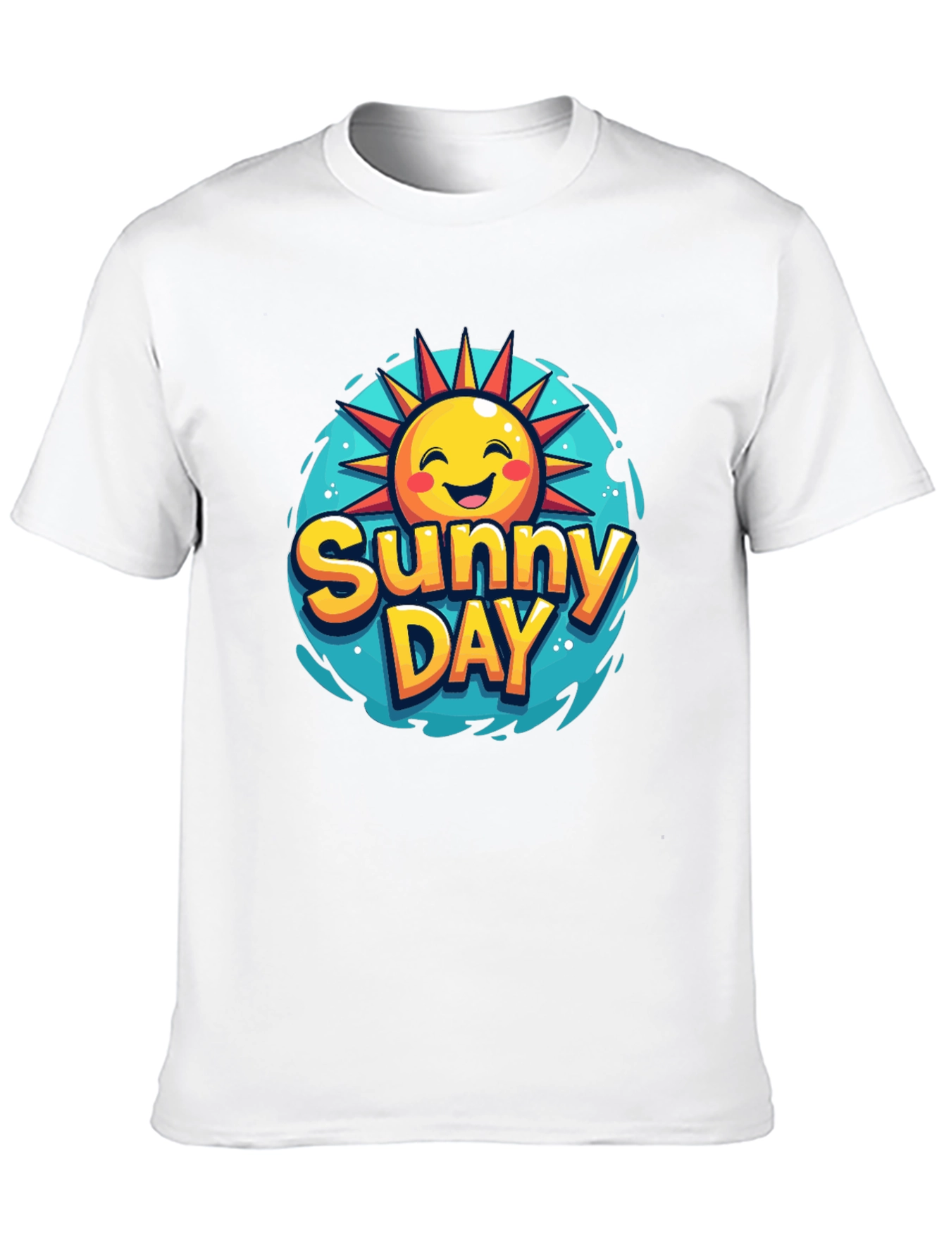 Sunny Day Graphic T-Shirt - Black