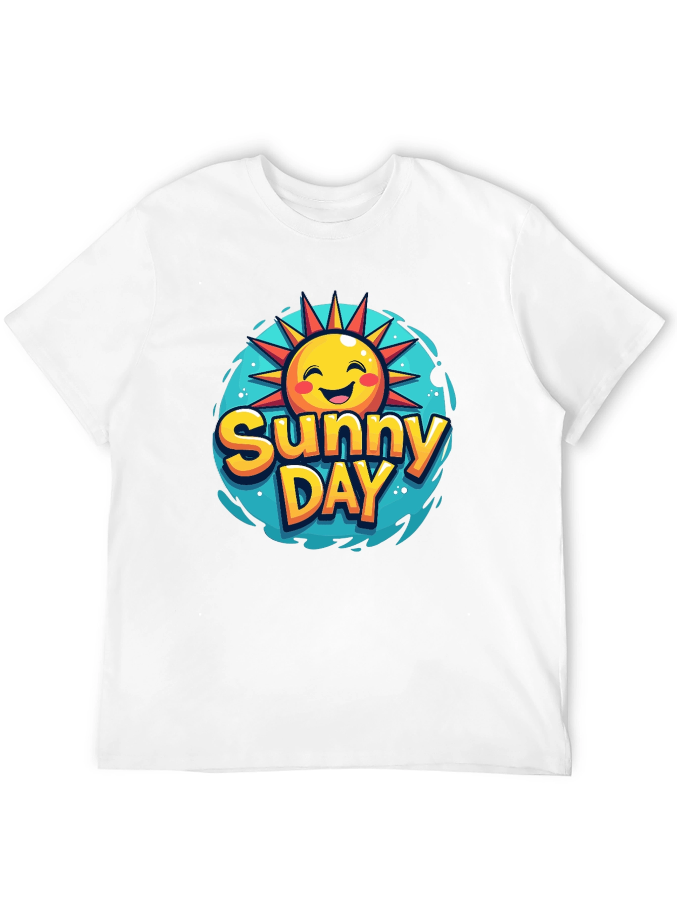 Sunny Day Graphic T-Shirt - Black