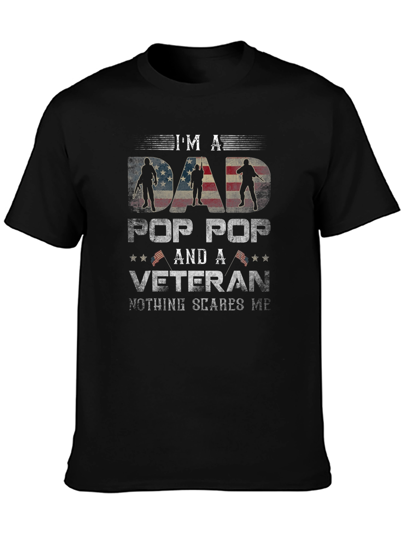 Im a Dad Pop Pop and a Veteran T-Shirt