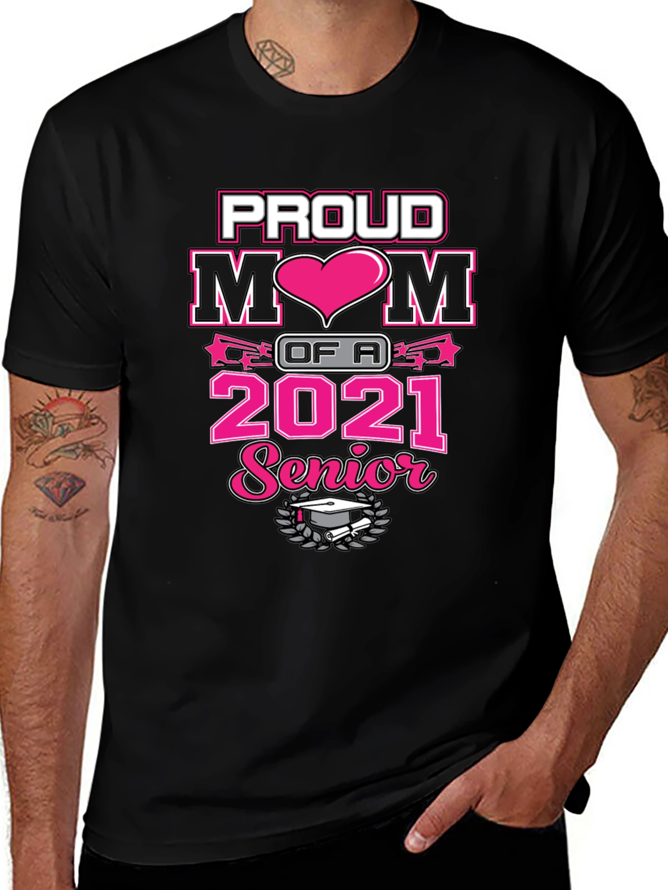 Proud Mom of a 2021 Senior T-Shirt
