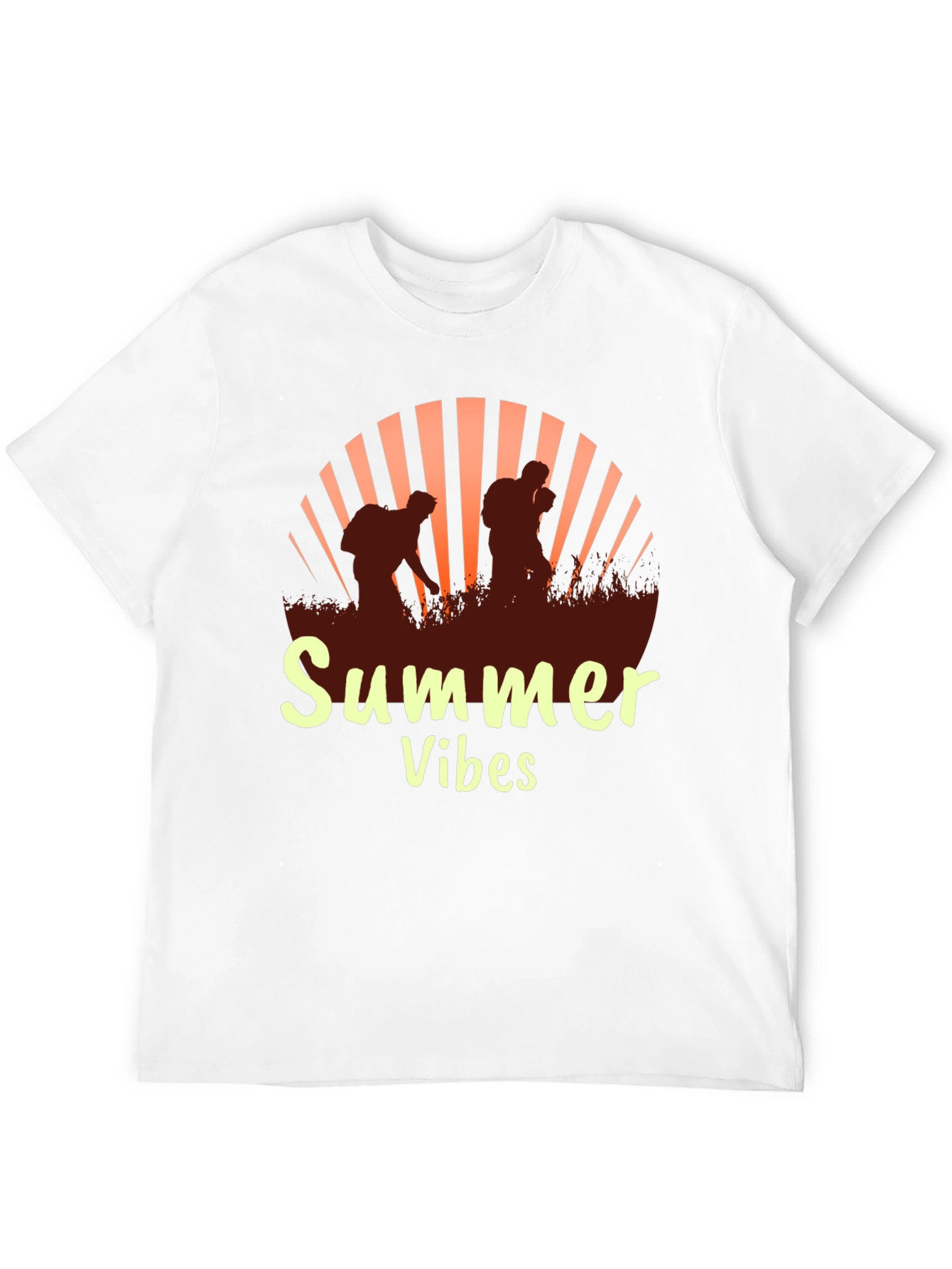 Summer Vibes Graphic Tee - Black T-Shirt