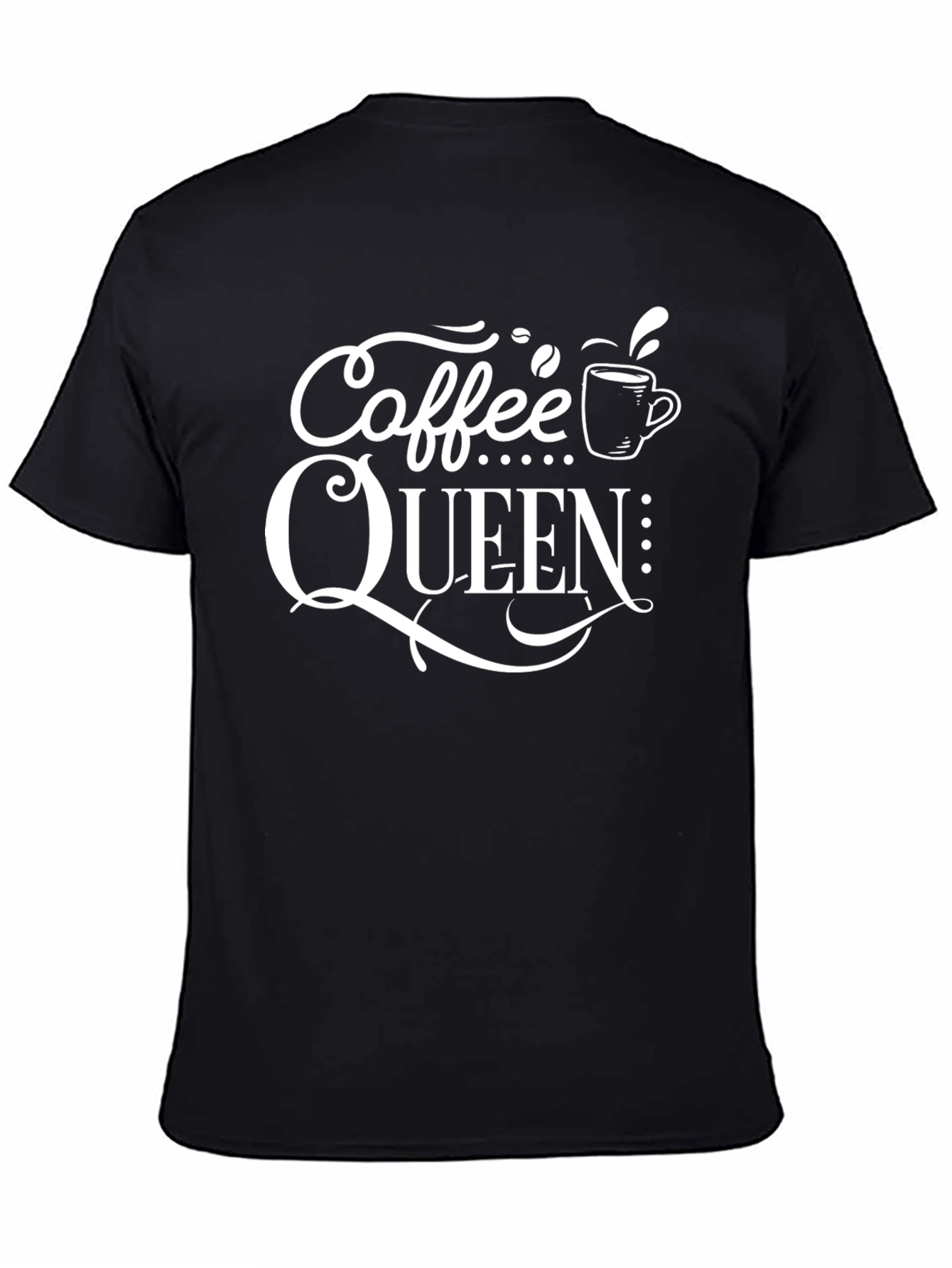 Coffee Queen Graphic T-Shirt - Black