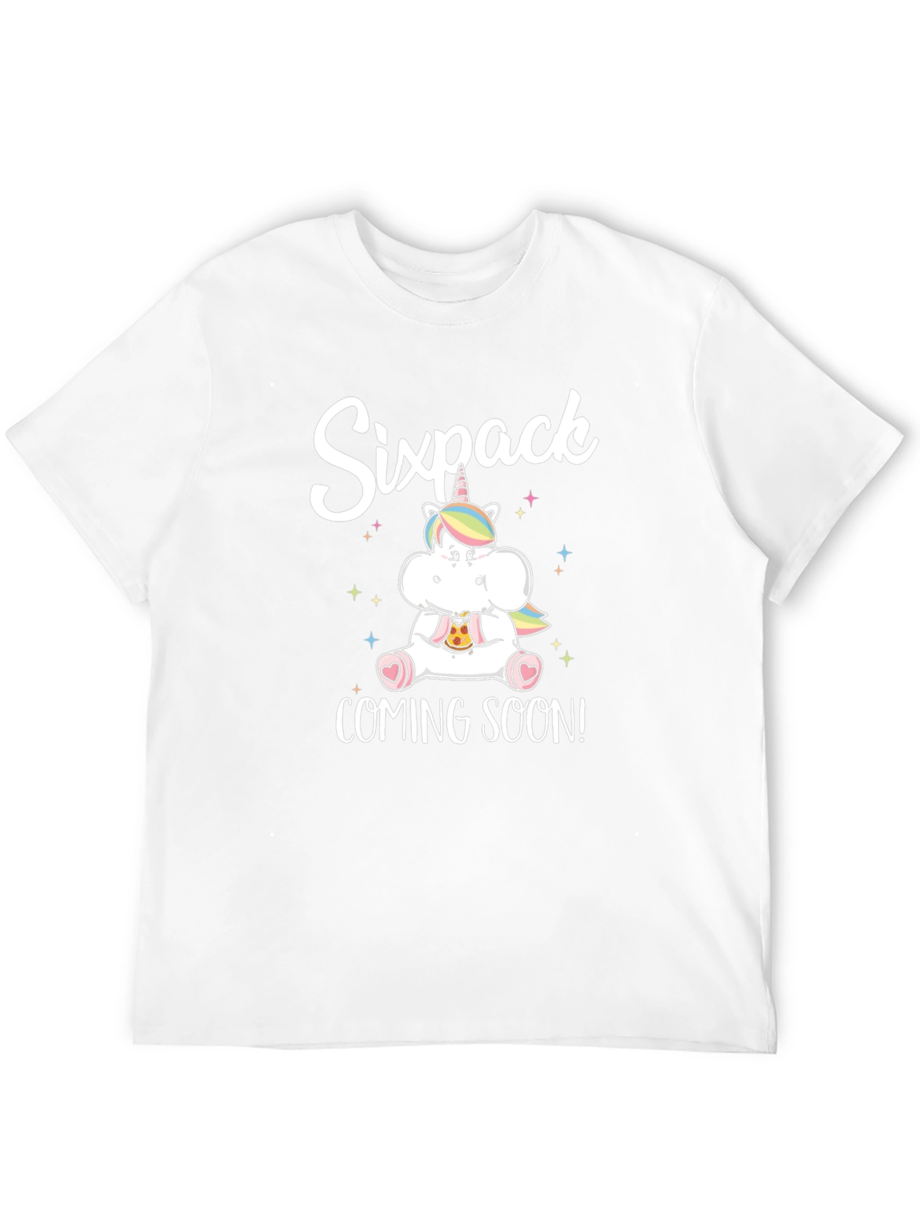 Sixpack Coming Soon Unicorn T-Shirt