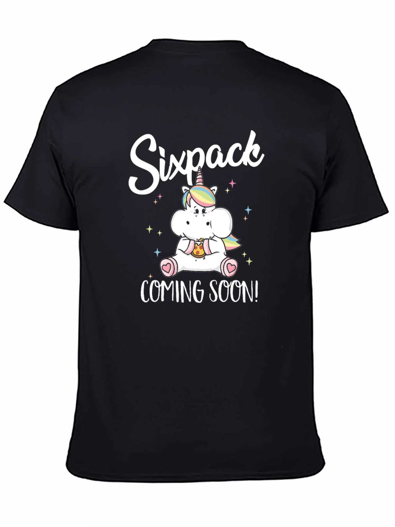 Sixpack Coming Soon Unicorn T-Shirt