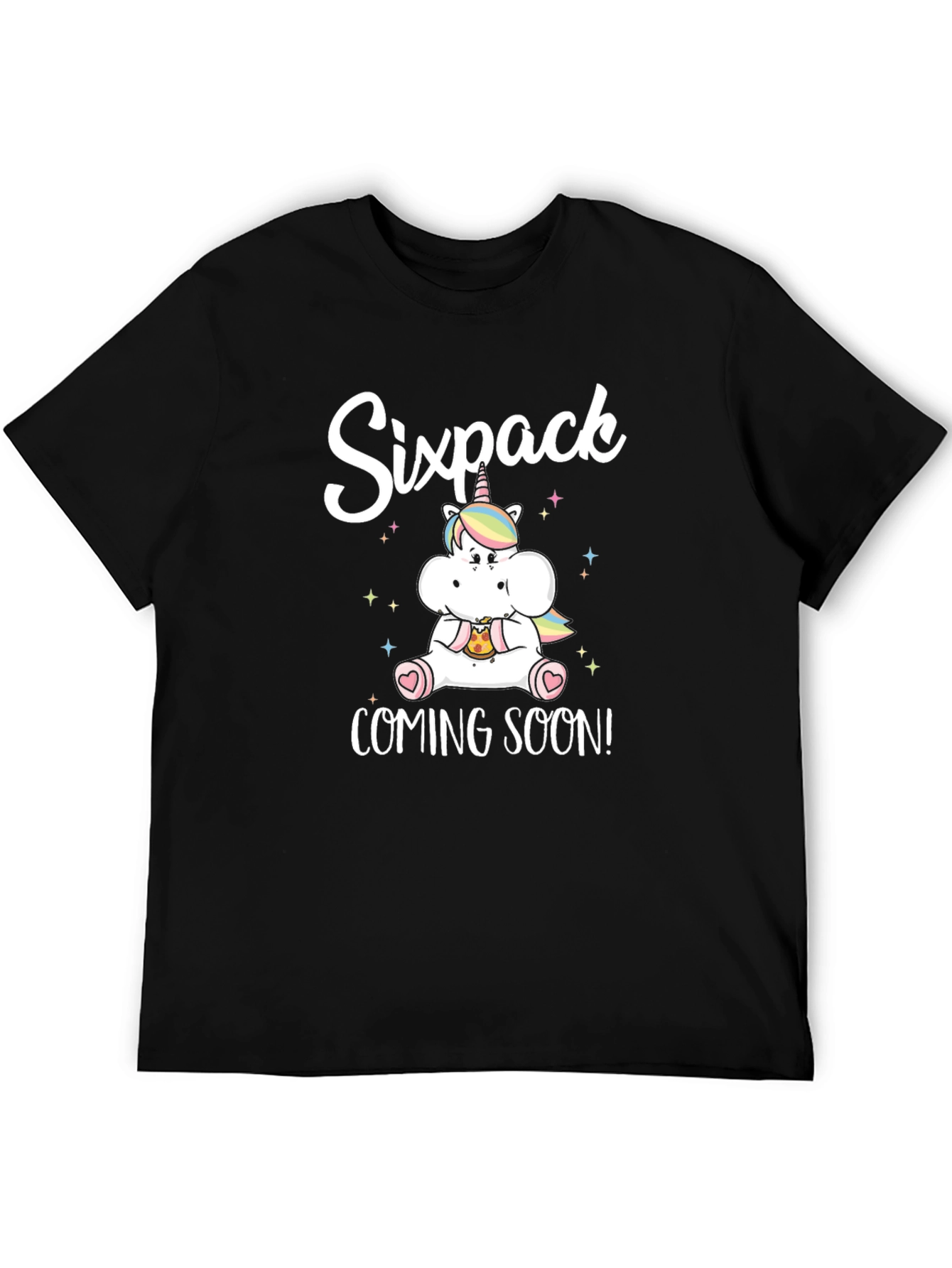 Sixpack Coming Soon Unicorn T-Shirt