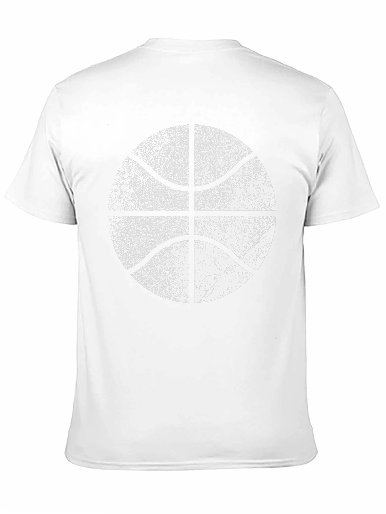 Distressed Basketball Graphic Tee - Cool Sport Shirt