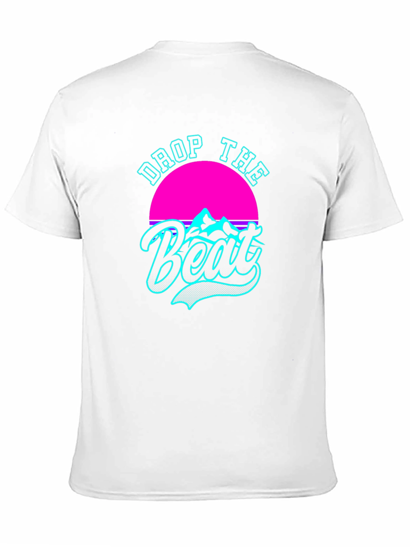 Retro Drop The Beat Black T-Shirt