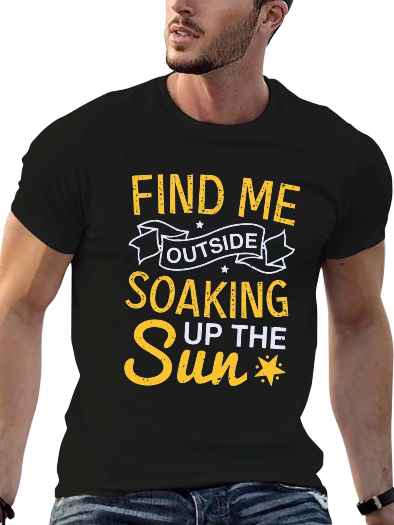 Find Me Outside T-Shirt - Soaking Up the Sun