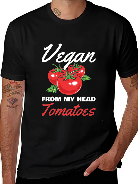 Vegan From My Head Tomatoes T-Shirt