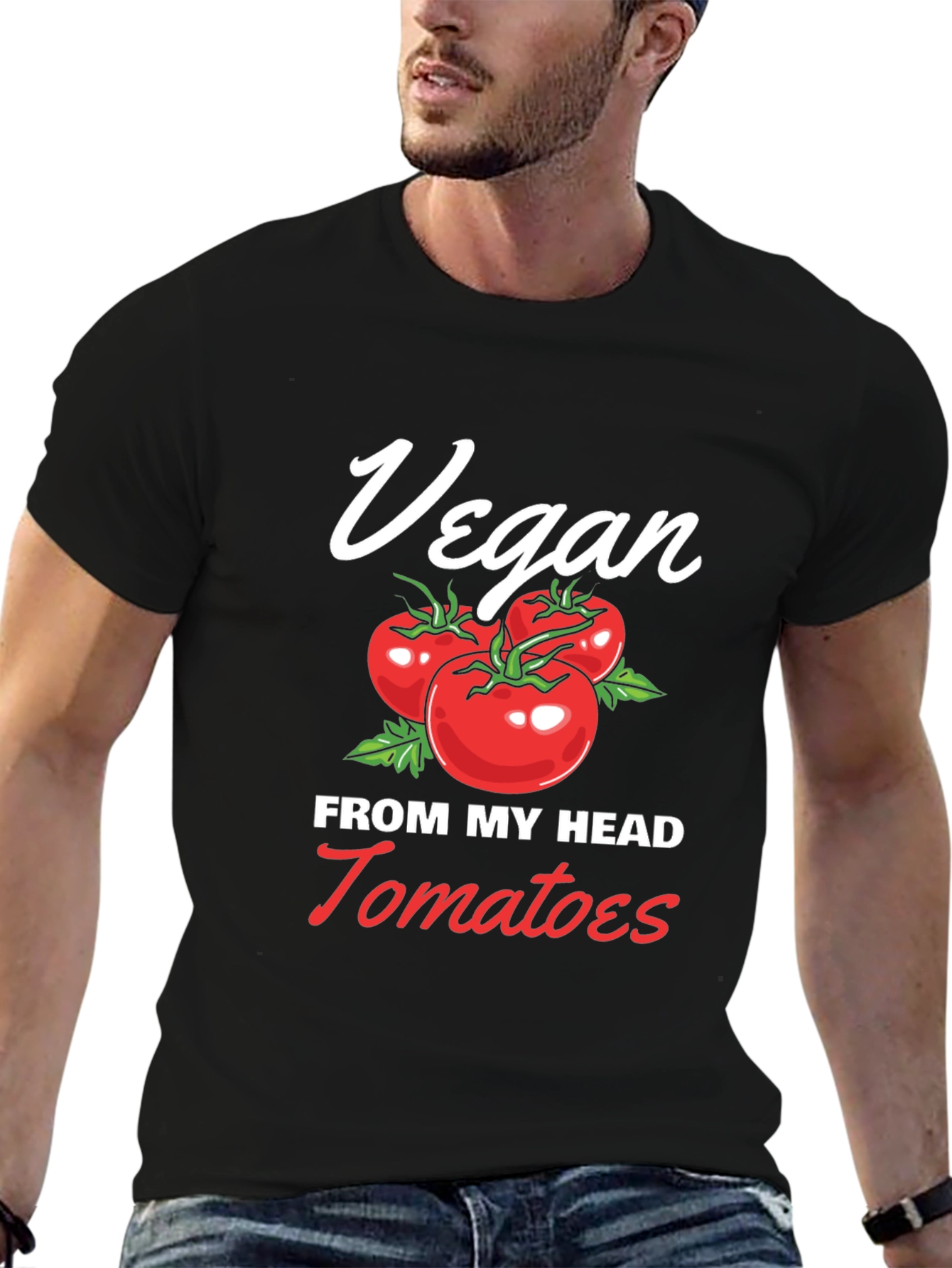 Vegan From My Head Tomatoes T-Shirt